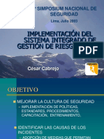 Implementación SIGER - Raura