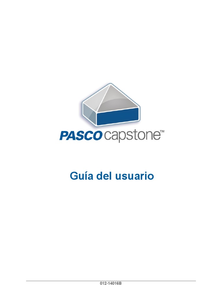 Ui 5401 Pasco Capstone Guía Del Usuario Esx Pdf Usb Point And Click