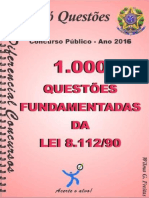 #1.000 Questões Fundamentais Da Lei 8.112-90 (2016) - Diferencial Concursos