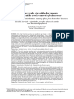 Escola, Currículo e Identidades Juvenis Efeitos de Sentido No Discurso de Professores1 PDF