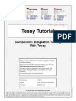 Tessy Tutorial: Component / Integration Testing With Tessy