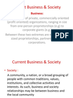 Current Business & Society: The Collection of Private, Commercially Oriented