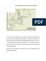 Descripcion de Ffuncionamiento de Los Circuitos de Alumbrado