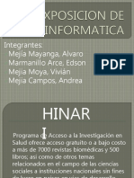 Exposicion de Informatica