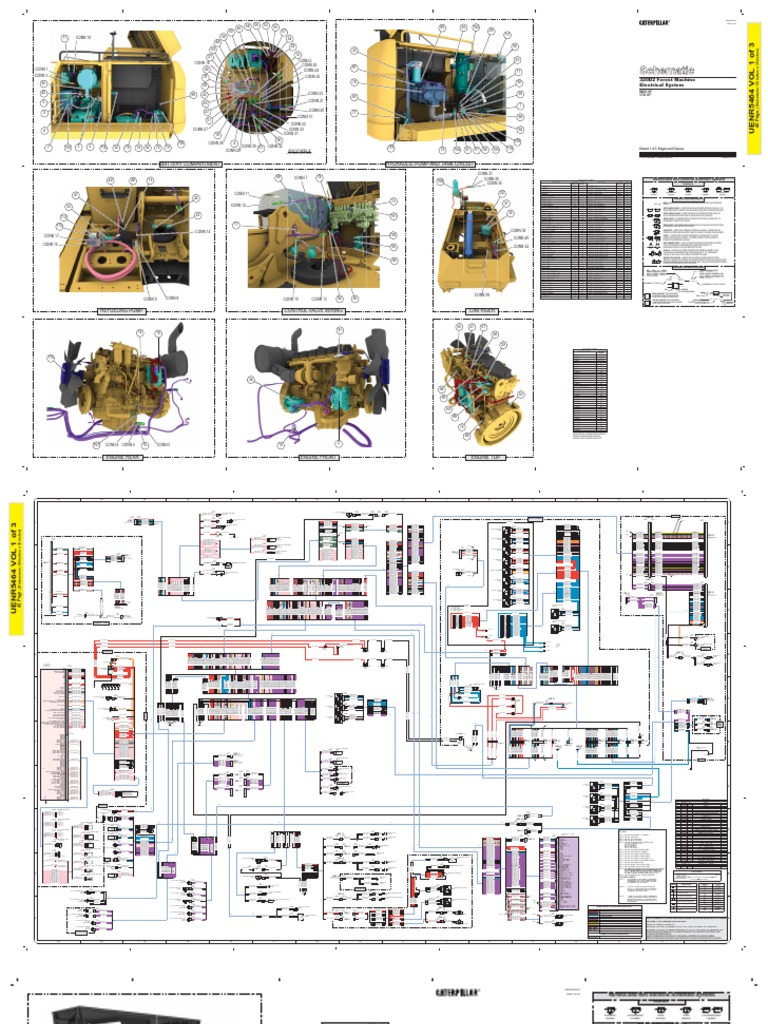 Manual Eletrico escavadeira Cat 320d Interruptor Componentes Elétricos