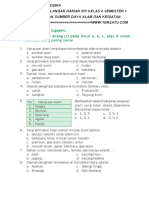 Soal Uh Ips Kelas 4 Semester 1 Bab Persebaran Sumber Daya Alam Dan Kegiatan