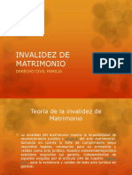 Diapositivas de Invalidez de Matrimonio (1)