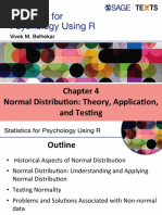 Normal Distribution: Theory and Testing of Normality