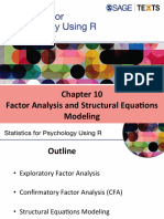 Factor Analysis and Structural Equations Modelling: Statistics For Psychology
