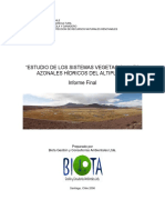 Estudio Humedales Altiplano Biota- Sag