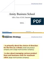 Amity Business School: MBA Class of 2010, Semester II