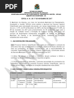 Edital Semfas n1 2017