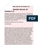 Instalasi Samba Server Di Centos