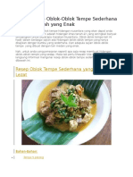 Aneka Resep Oblok