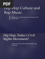 Hip Hop Culture and Rap Music