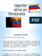 Investigación Educativa en Venezuela