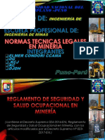 NORMAS TÉCNICAS LEGALES EN MINERÍA 