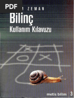 Adam Zeman - Bilinç Kullanım Kılavuzu