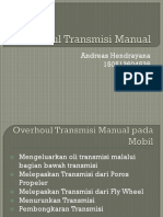 Overhaul Transmisi Manual