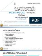 Proyecto de IntervenciÓn Social en PromociÓn de Salud Bucal Unmsm 17