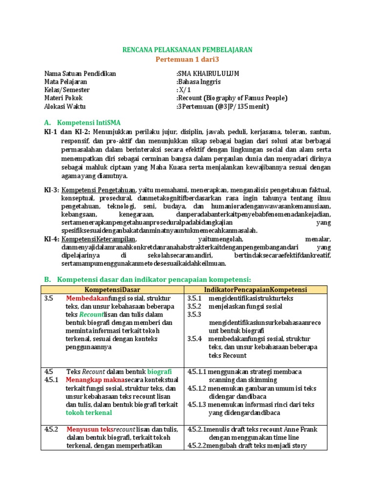 Struktur Teks Biografi Dalam Bahasa Inggris Berbagi Struktur