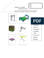 Household items identification test