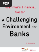 Myanmar's Financial Sector A Challenging Environment For Banks ( (3 RD Edition, 2016)