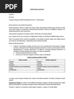 Trade Finance and Forex