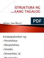 Ang Istruktura NG Wikang Tagalog