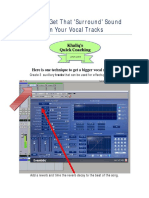 How To Get That 'Surround' Sound On Your Vocal Tracks