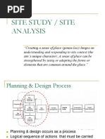 Site Study / Site Analysis