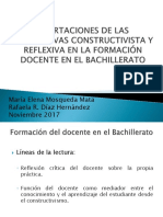 Aportaciones de Las Perspectivas Constructivista y Reflexivab