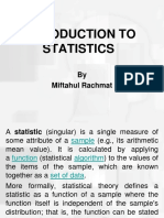 Introduction To Statistics