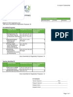 Professional Learning Summary: Program Name Standard(s) Covered Hours Submitted For Registration Purposes