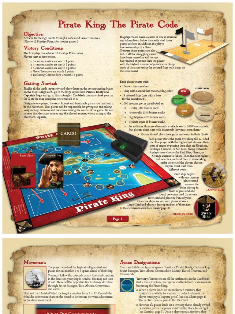 PirateKing Instructions NewVersion | PDF | Piracy | Fortification