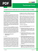 Technical Note TN 072 Cementitious Repair of Concrete Structures