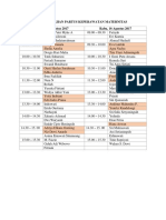 Jadwal Ujian Partus Keperawatan Maternitas