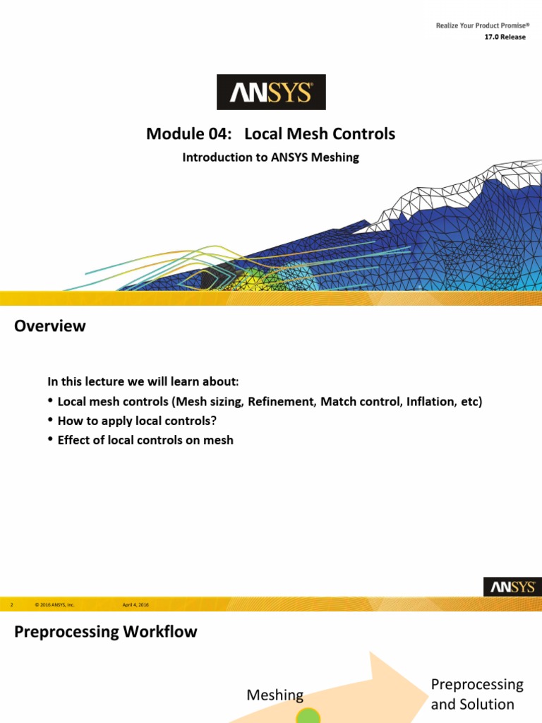 ANSYS Meshing Local Mesh Controls | PDF | Symmetry | Tetrahedron