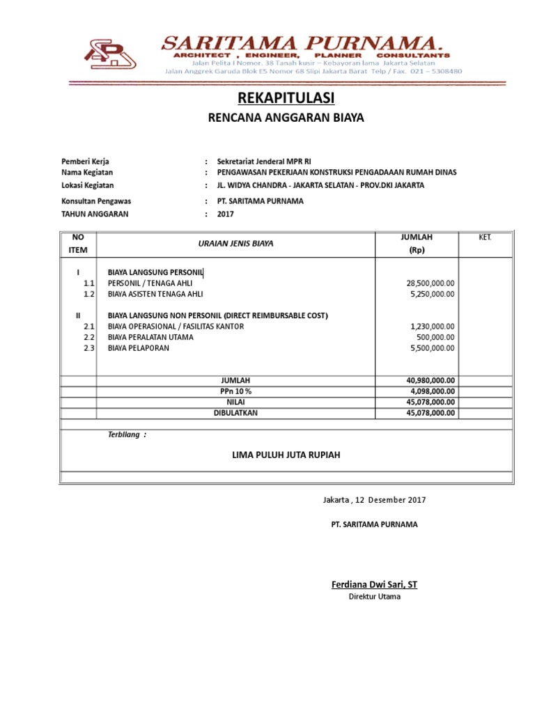 RAB Konsultan T | PDF