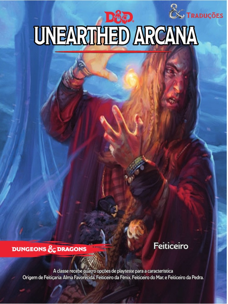 D&D 5E Unearthed Arcana Feiticeiro PDF Mar Incêndios