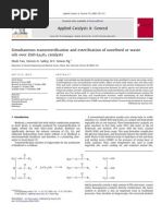 Download Simultaneous Transesterification and Esterification of Unrefined or Waste Oils Over ZnO-La2O3 Catalysts by Adriano SantAna SN36688650 doc pdf