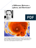 Cyclone Typhoon Hurricane