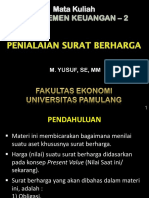 Penilaian Surat Berharga