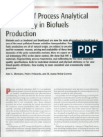 The Use of Process Analytical Technology in Biofuels Production