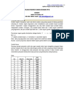 Aplikasi Regresi Ganda Dengan spss1 PDF