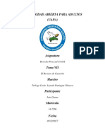 Derecho Procesal Civil II Unidad VII