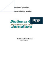 Dictionar de Jurnalism