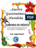 Invitacion - Muestra Gastronomica