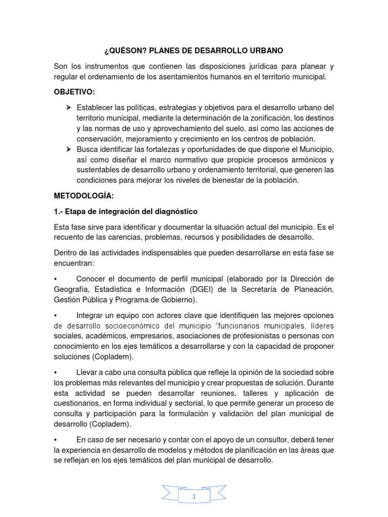 Guía paso a paso para la elaboración de Planes Municipales de ...