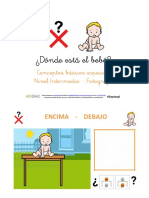 Aprendemos Conceptos-Espaciales Bebe Con Fotografias-Nivel Basico